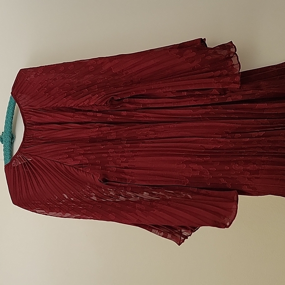 Pleated Anthropologie Dress - Picture 7 of 8